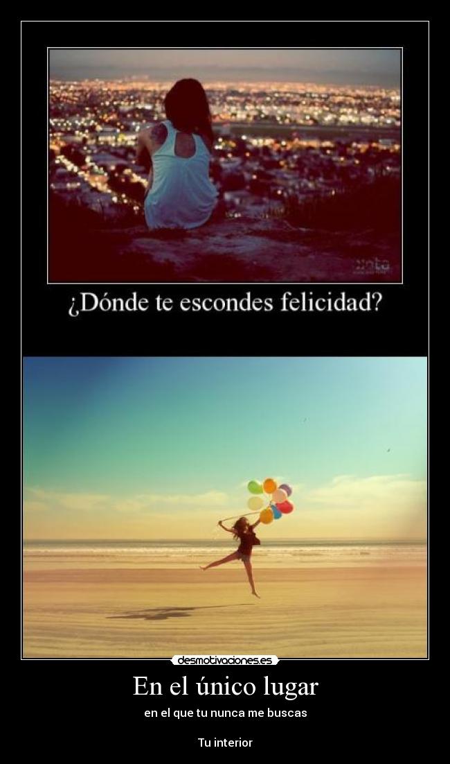 En el único lugar -