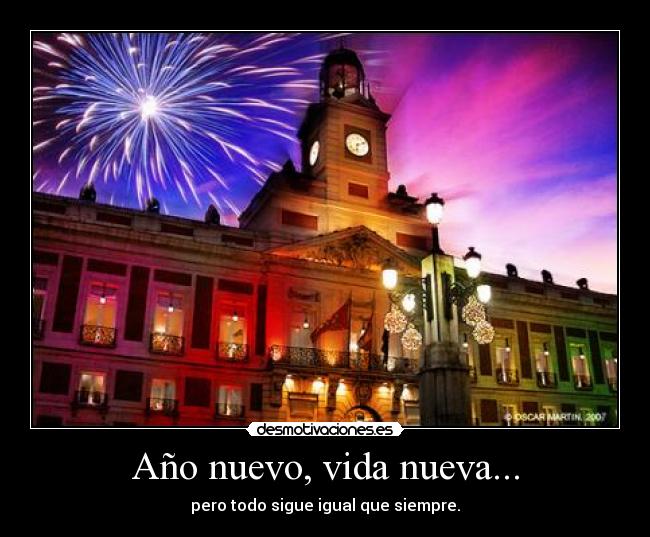 Año nuevo, vida nueva... - 