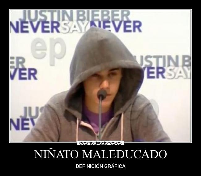 NIÑATO MALEDUCADO - DEFINICIÓN GRÁFICA