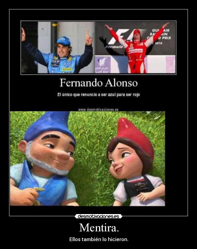 carteles mentira gnomeo julieta desmotivaciones