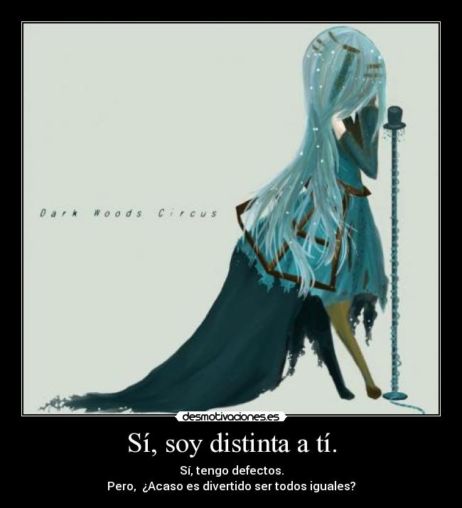 carteles reirse diferencia vocaloid hatsune miku dark wood circus desmotivaciones