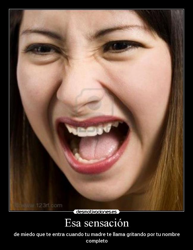 Esa sensación -