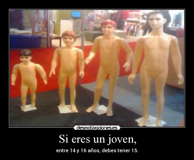 Si eres un joven, - 