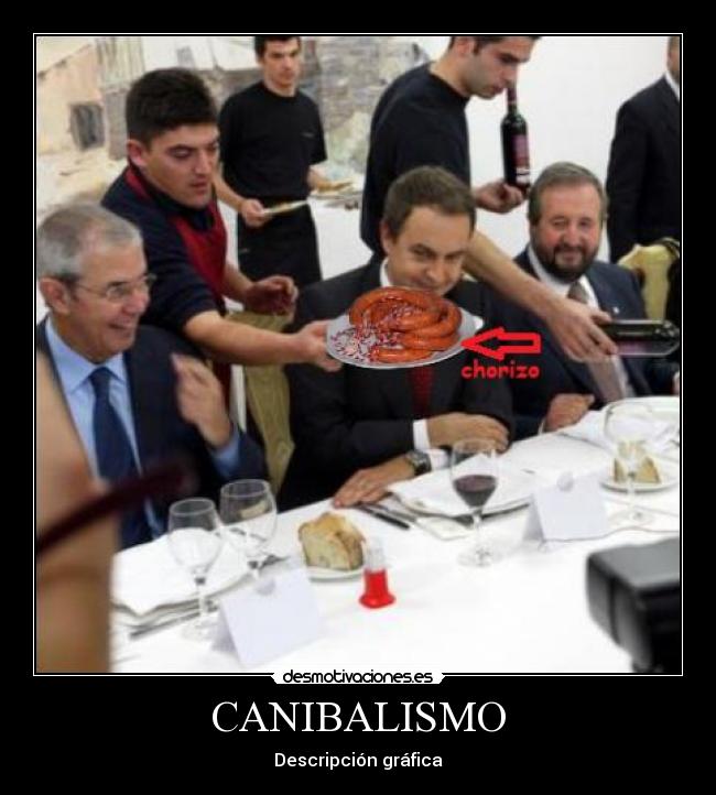 CANIBALISMO - Descripción gráfica