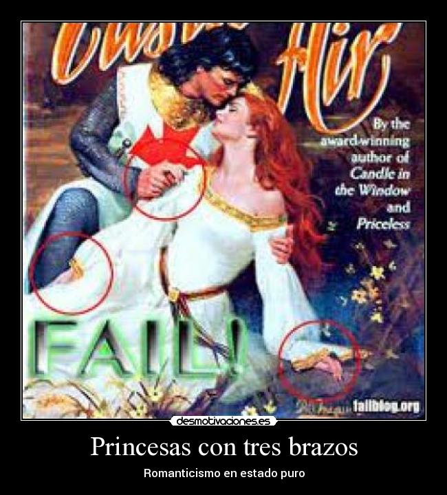 Princesas con tres brazos - Romanticismo en estado puro