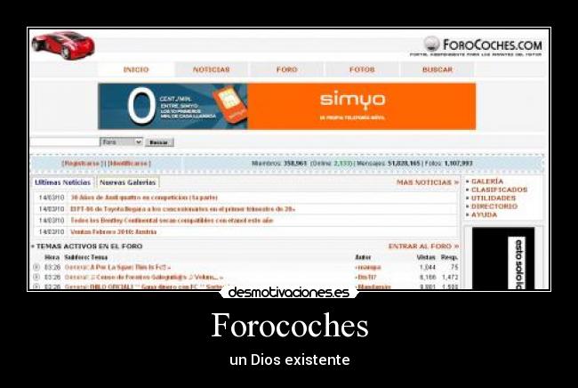 Forocoches - un Dios existente