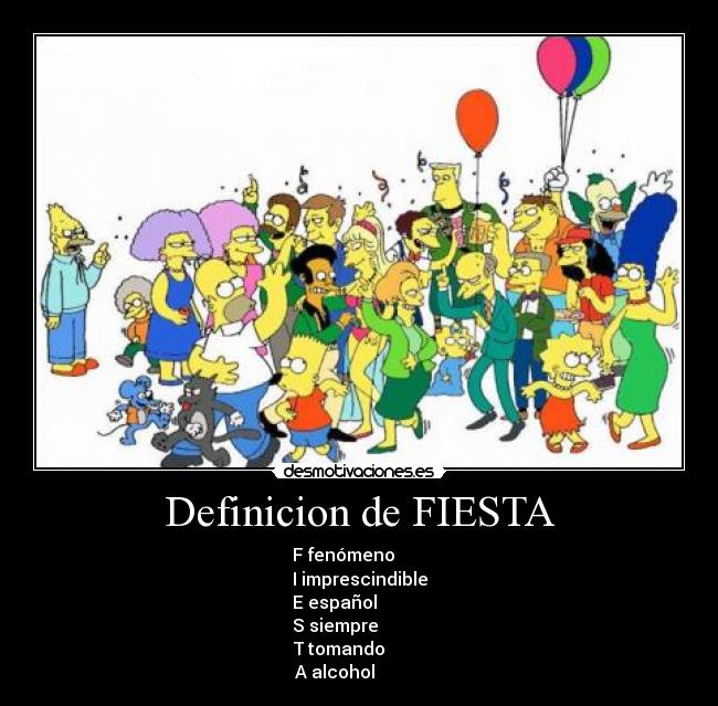 Definicion de FIESTA -