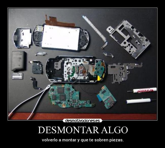 DESMONTAR ALGO - 