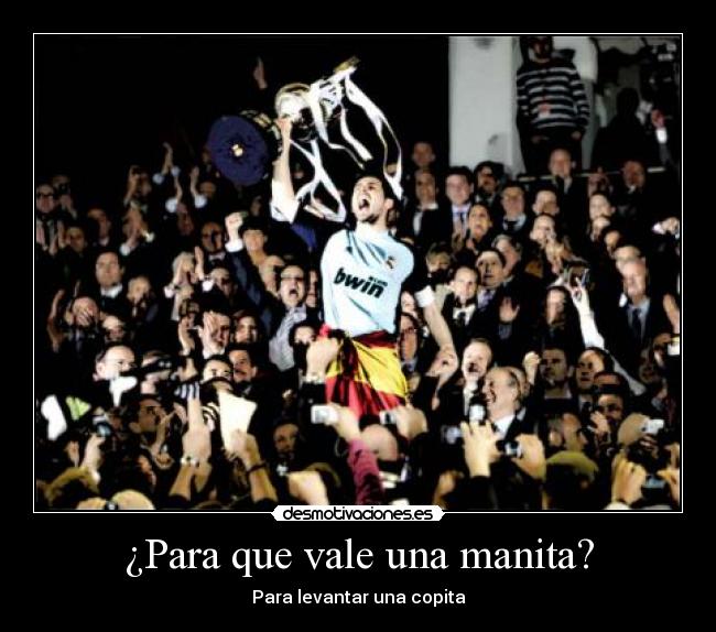 ¿Para que vale una manita? -