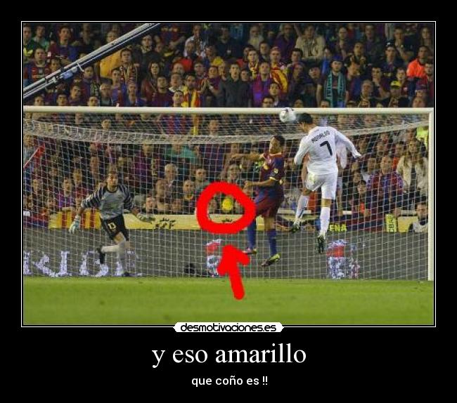 y eso amarillo - que coño es !!