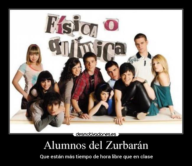 Alumnos del Zurbarán - Que están más tiempo de hora libre que en clase