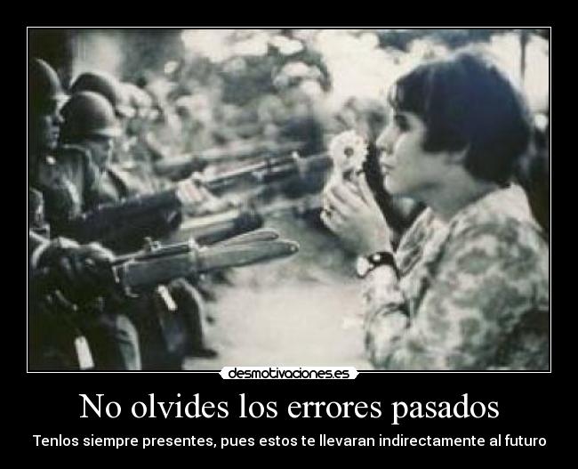 No olvides los errores pasados -