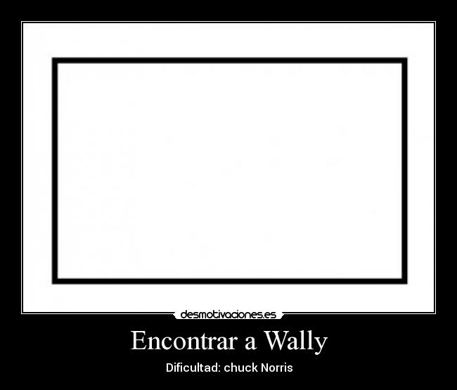 Encontrar a Wally - Dificultad: chuck Norris