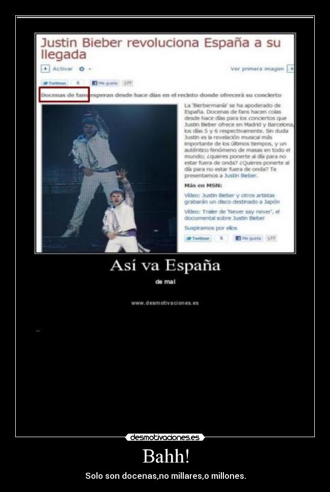 Bahh! - Solo son docenas,no millares,o millones.