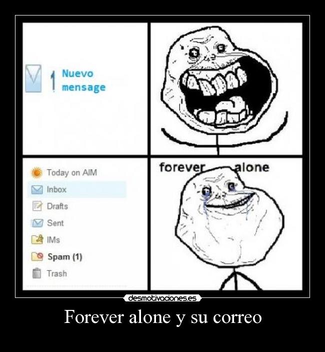 Forever alone y su correo - 