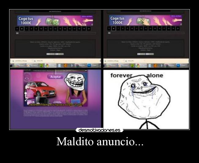 Maldito anuncio... -