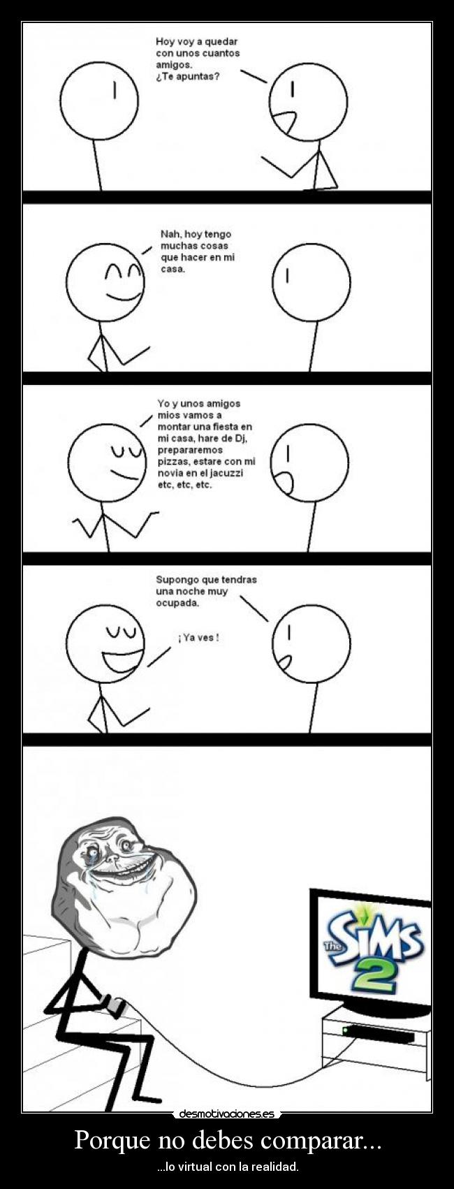 carteles sims desmotivaciones