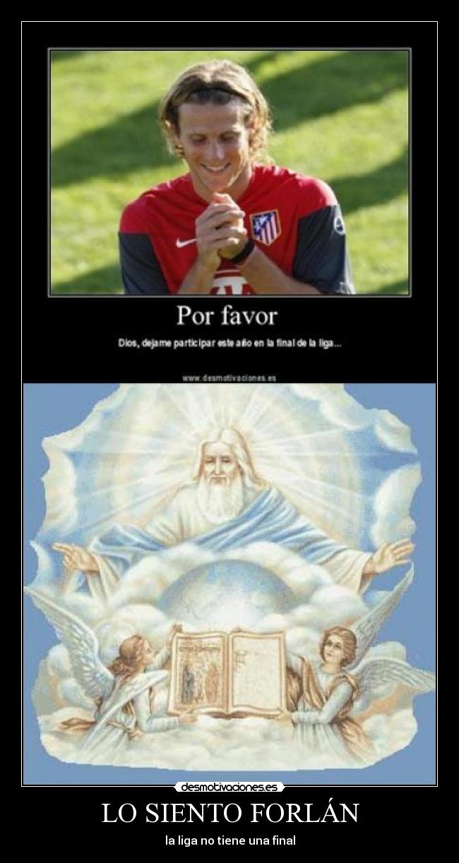 LO SIENTO FORLÁN - la liga no tiene una final