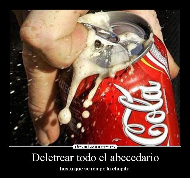 Deletrear todo el abecedario - 