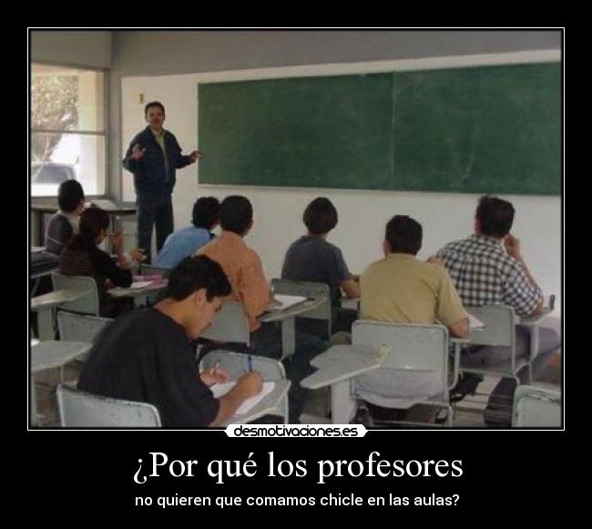 carteles profesor desmotivaciones