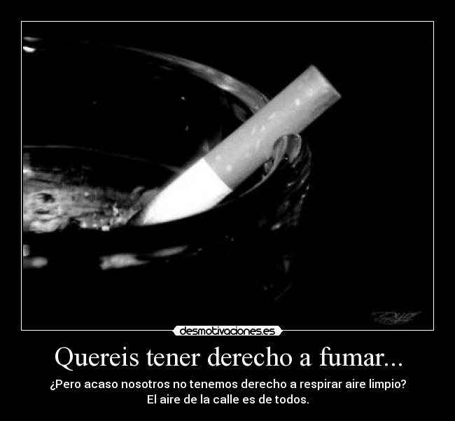 carteles fumar cigarro desmotivaciones