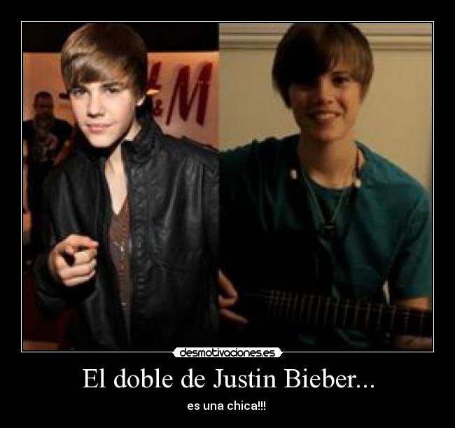 El doble de Justin Bieber... -