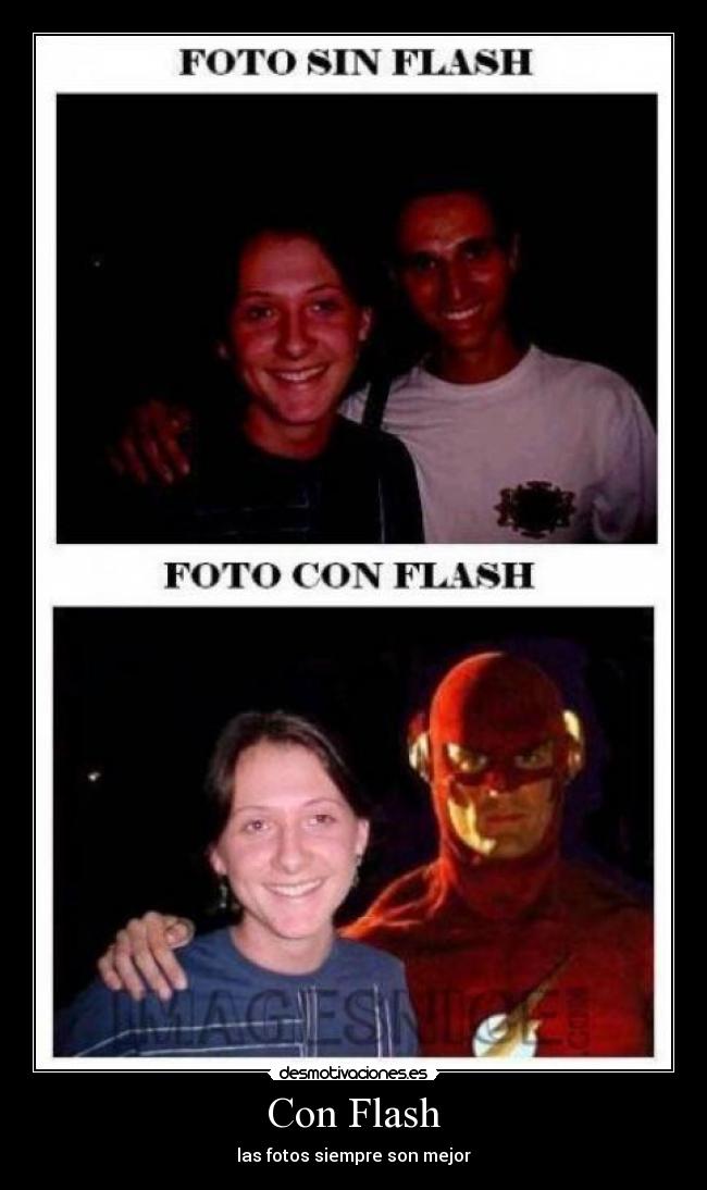 Con Flash -