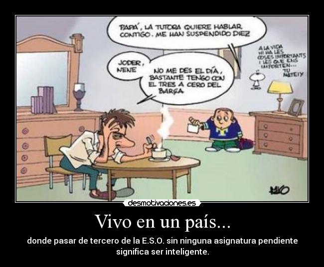 Vivo en un país... -