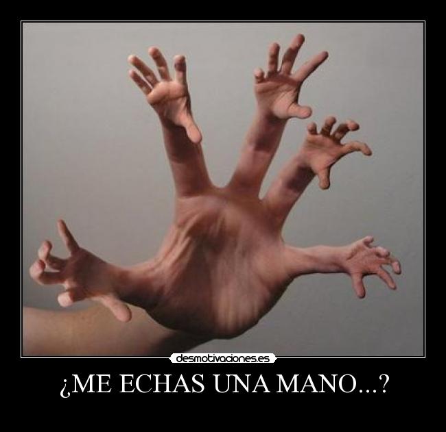 carteles manos echas alco desmotivaciones