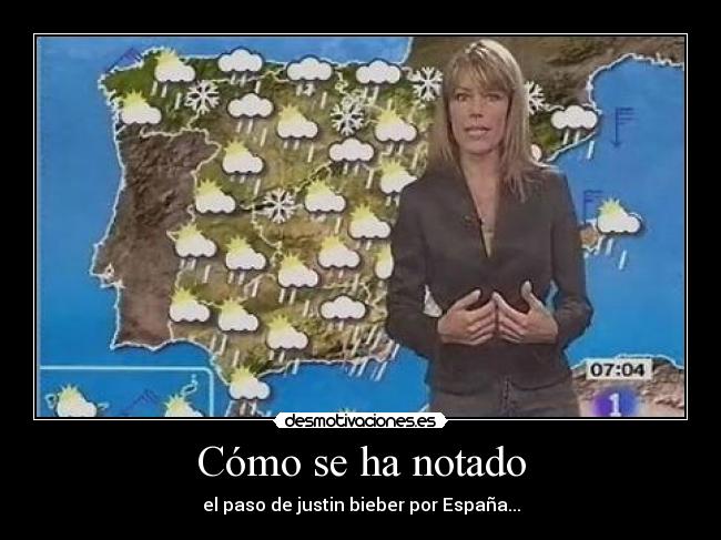 Cómo se ha notado - el paso de justin bieber por España...