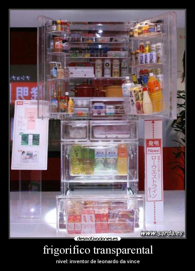 frigorifico transparental -