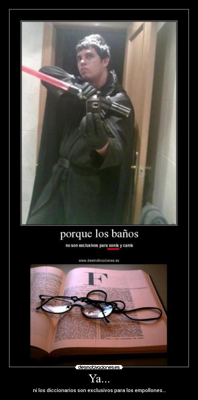 carteles diccionario desmotivaciones