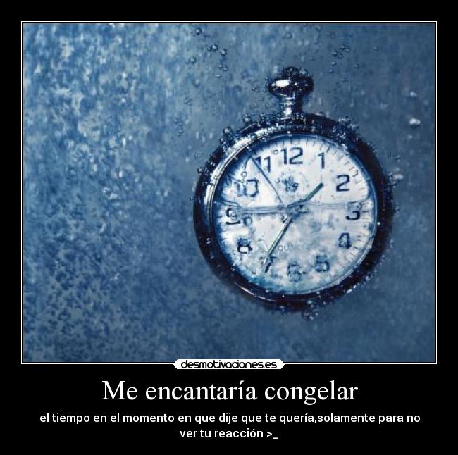 Me encantaría congelar - 