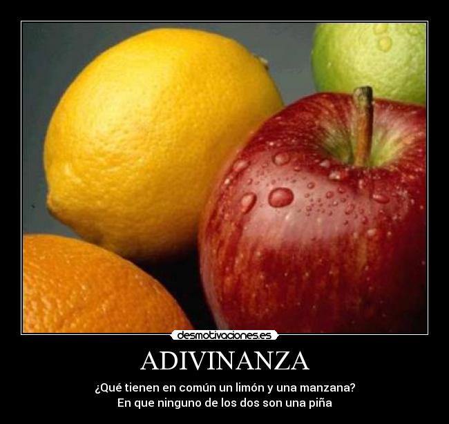 ADIVINANZA -