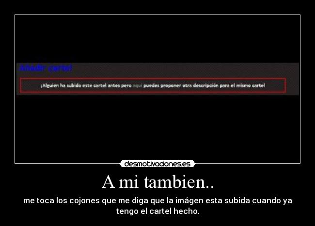 A mi tambien.. - 