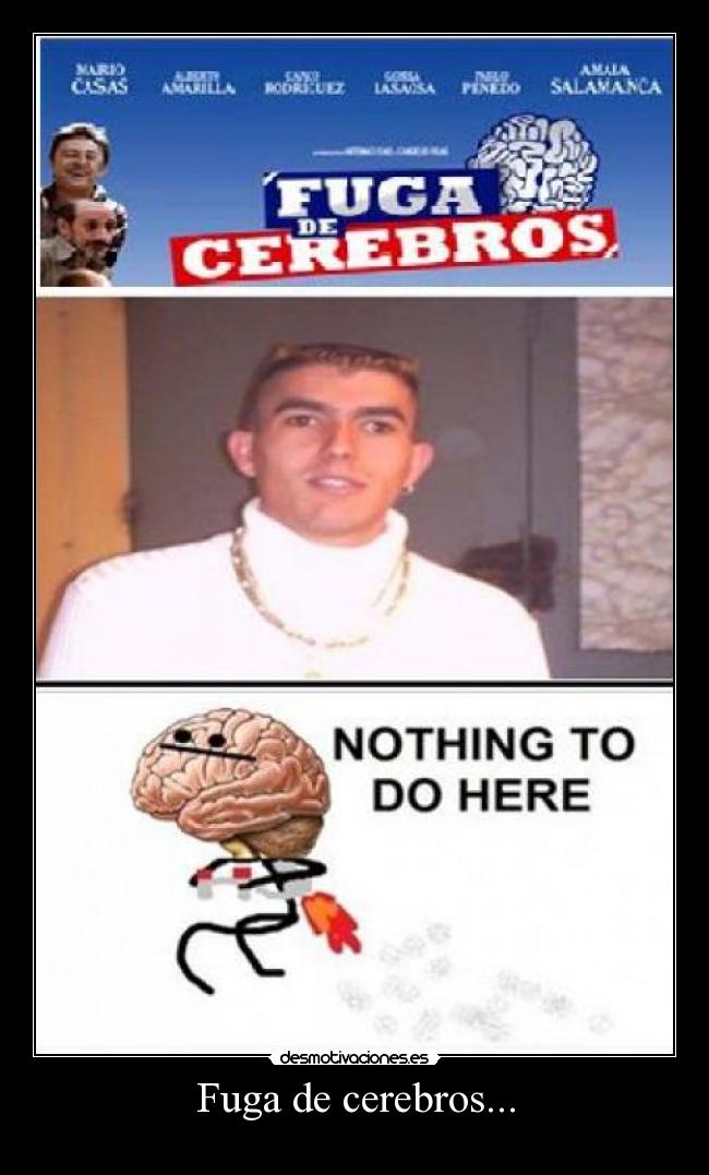 Fuga de cerebros... - 