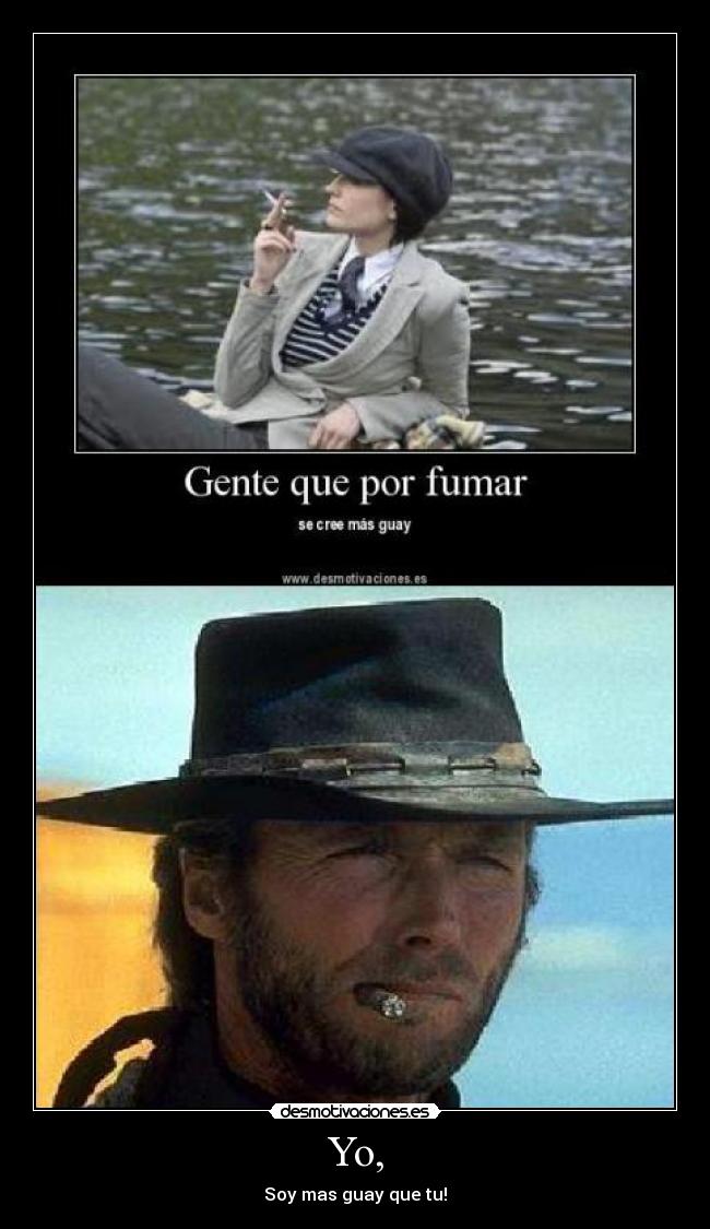 Yo, - Soy mas guay que tu!