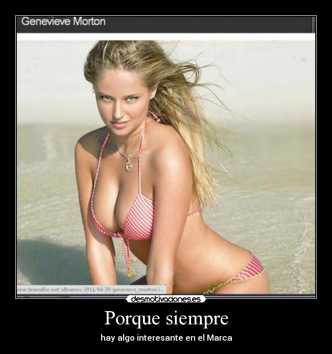 Porque siempre - hay algo interesante en el Marca