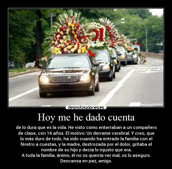 Hoy me he dado cuenta -