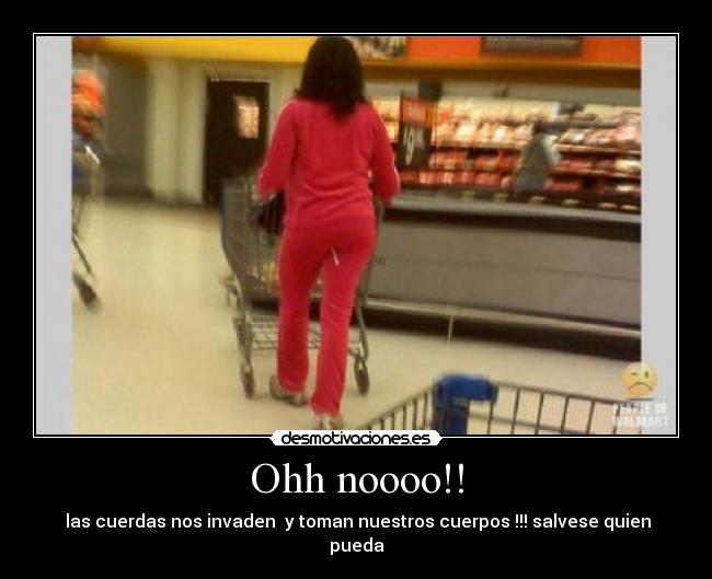 Ohh noooo!! - las cuerdas nos invaden y toman nuestros cuerpos !!! salvese quien pueda