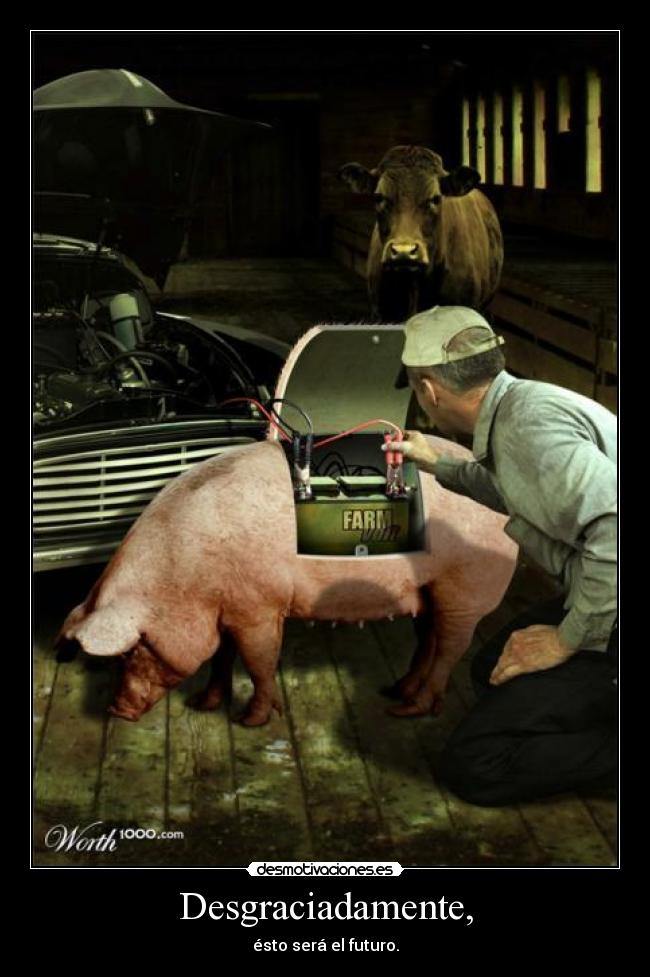 Desgraciadamente, - ésto será el futuro.