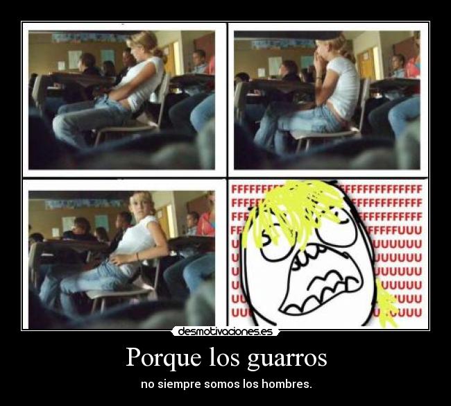 Porque los guarros -
