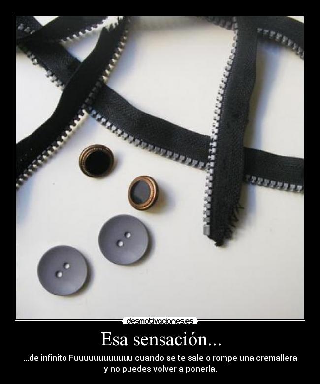 carteles cremallera fuuuuuuuuuuu sensacion desmotivaciones