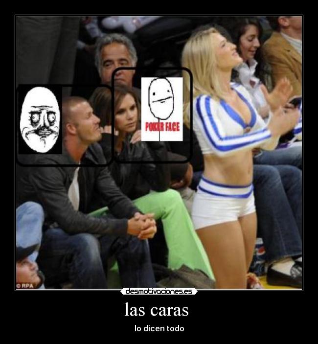 las caras -