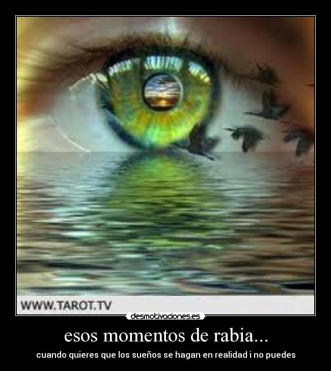 esos momentos de rabia... - cuando quieres que los sueños se hagan en realidad i no puedes