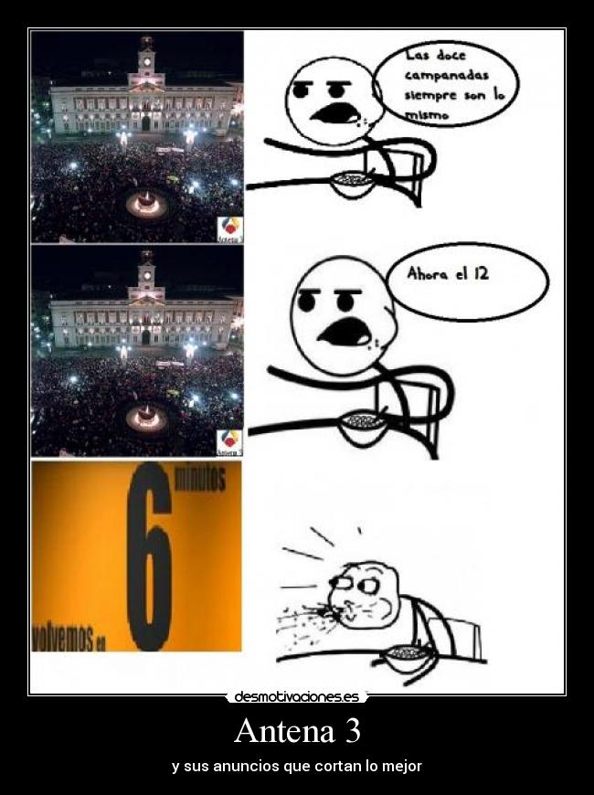 Antena 3 - y sus anuncios que cortan lo mejor
