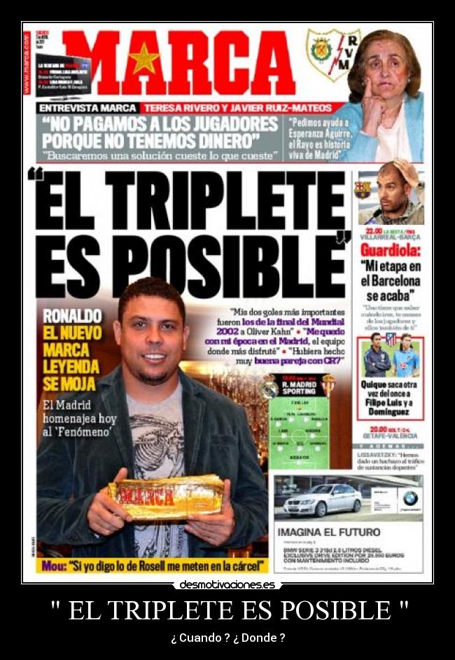  EL TRIPLETE ES POSIBLE  - 