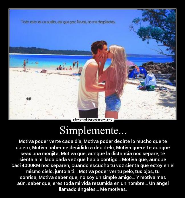 Simplemente... -