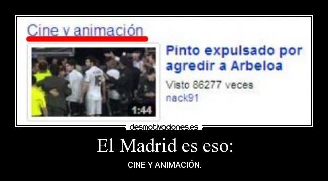 El Madrid es eso: - CINE Y ANIMACIÓN.
