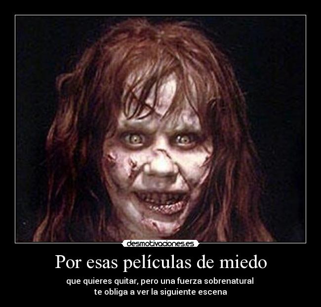 carteles miedo pelicuas desmotivaciones